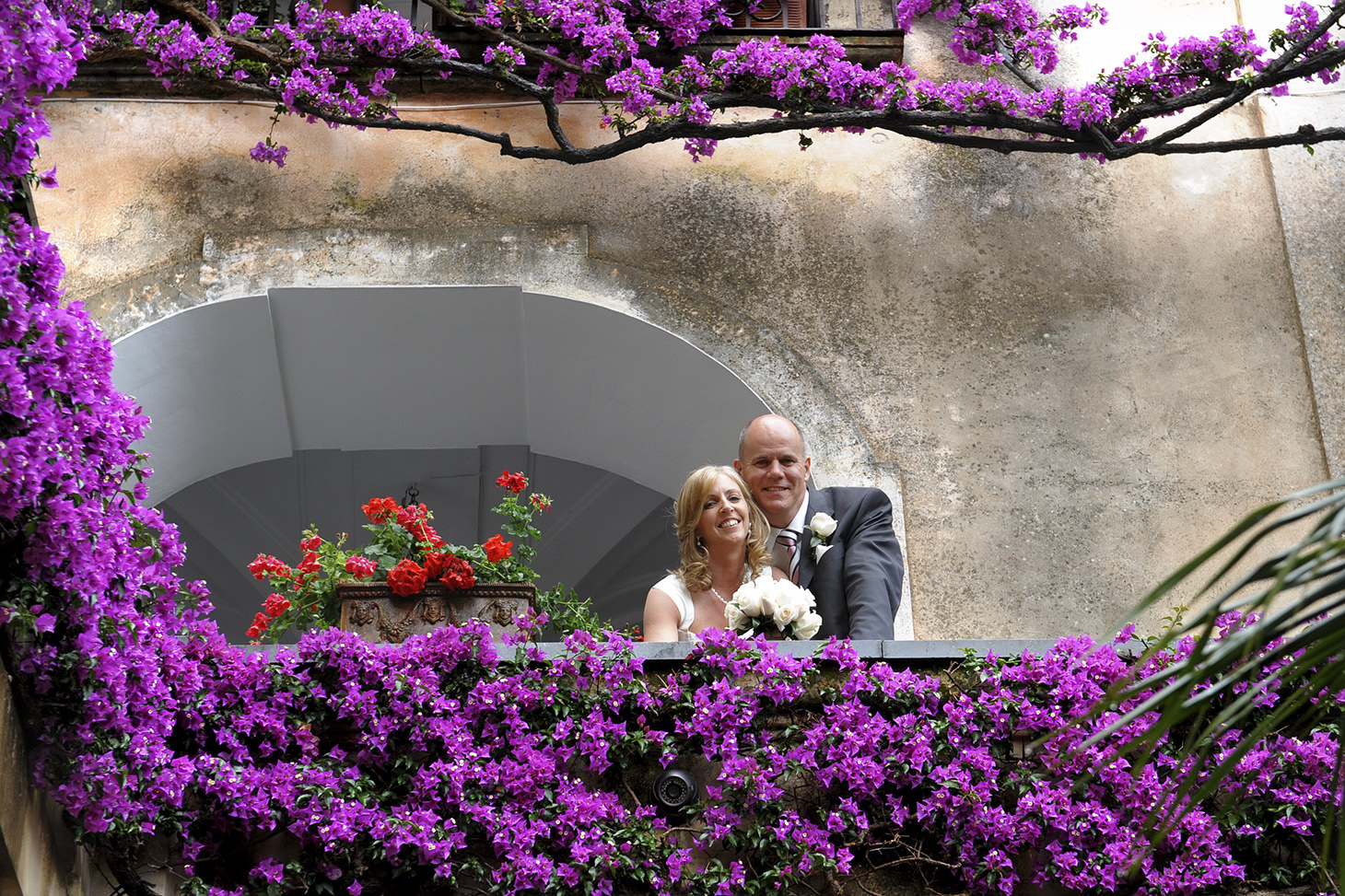 <p>Elaine and William, wedding in Positano</p>