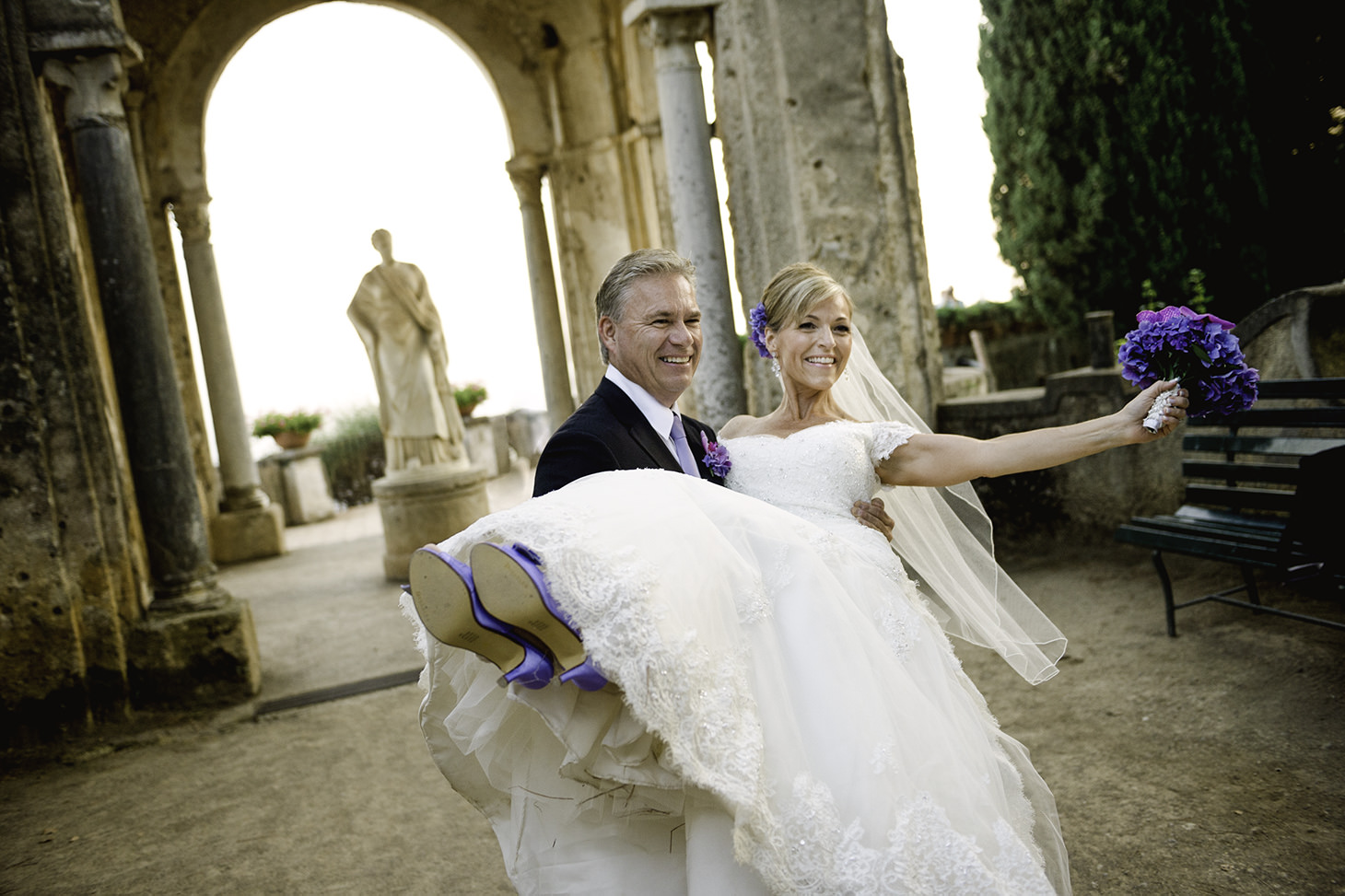 <p>Lisa and Jeffrey, wedding in Ravello</p>